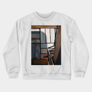 Tel Aviv Stairwell, Evening Twilight Crewneck Sweatshirt